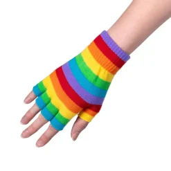 Regenboog Handschoenen Vingerloos