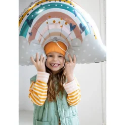 Regenboog Helium Ballon Leeg 68cm