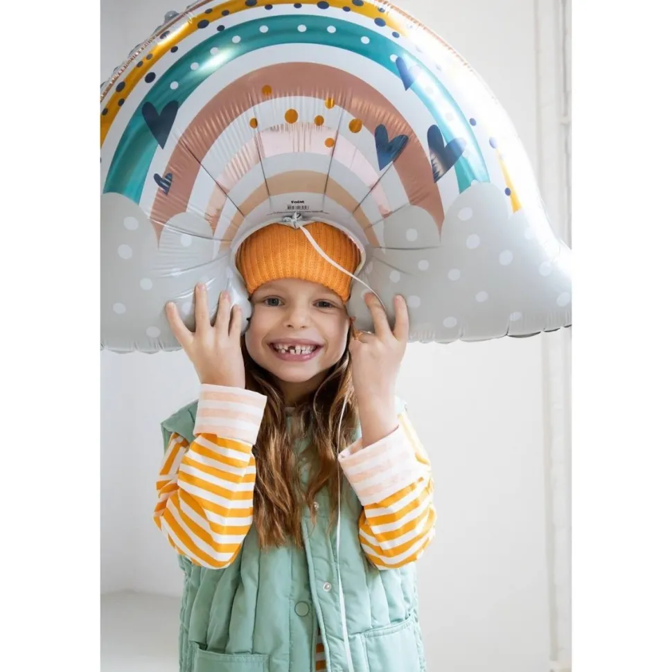 Regenboog Helium Ballon Leeg 68cm