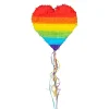 Regenboog Pinata Hart 37cm