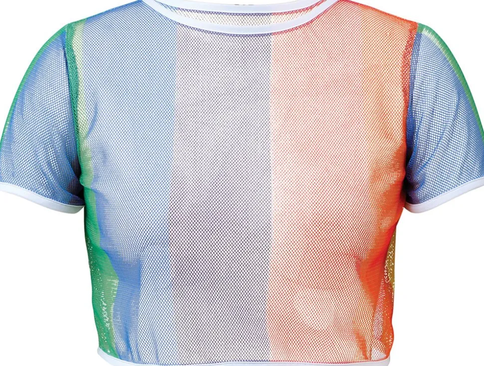 Regenboog Shirt Mesh