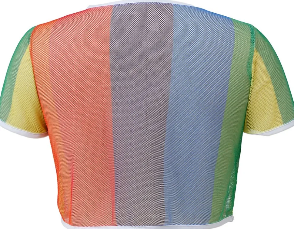 Regenboog Shirt Mesh