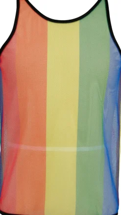 Regenboog Tanktop Mesh