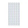 Rietjes Blauw Gestreept 19cm 20st
