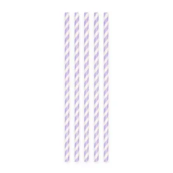 Rietjes Paars Gestreept 19cm 20st