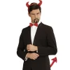 Rode Accessoireset Duivel Pailletten