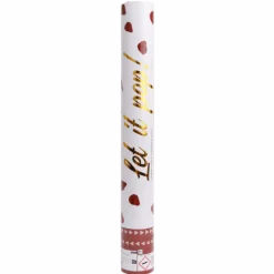 Rode Confetti Kanon Rozenblaadjes 40cm