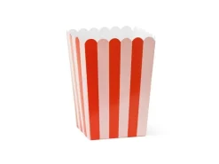 Rood Roze Popcorn Bakjes 15,5cm