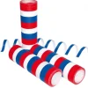Rood Wit Blauw Serpentine 4m 20 ringen