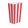 Rood Witte Popcorn Bakjes 13,5cm 8st