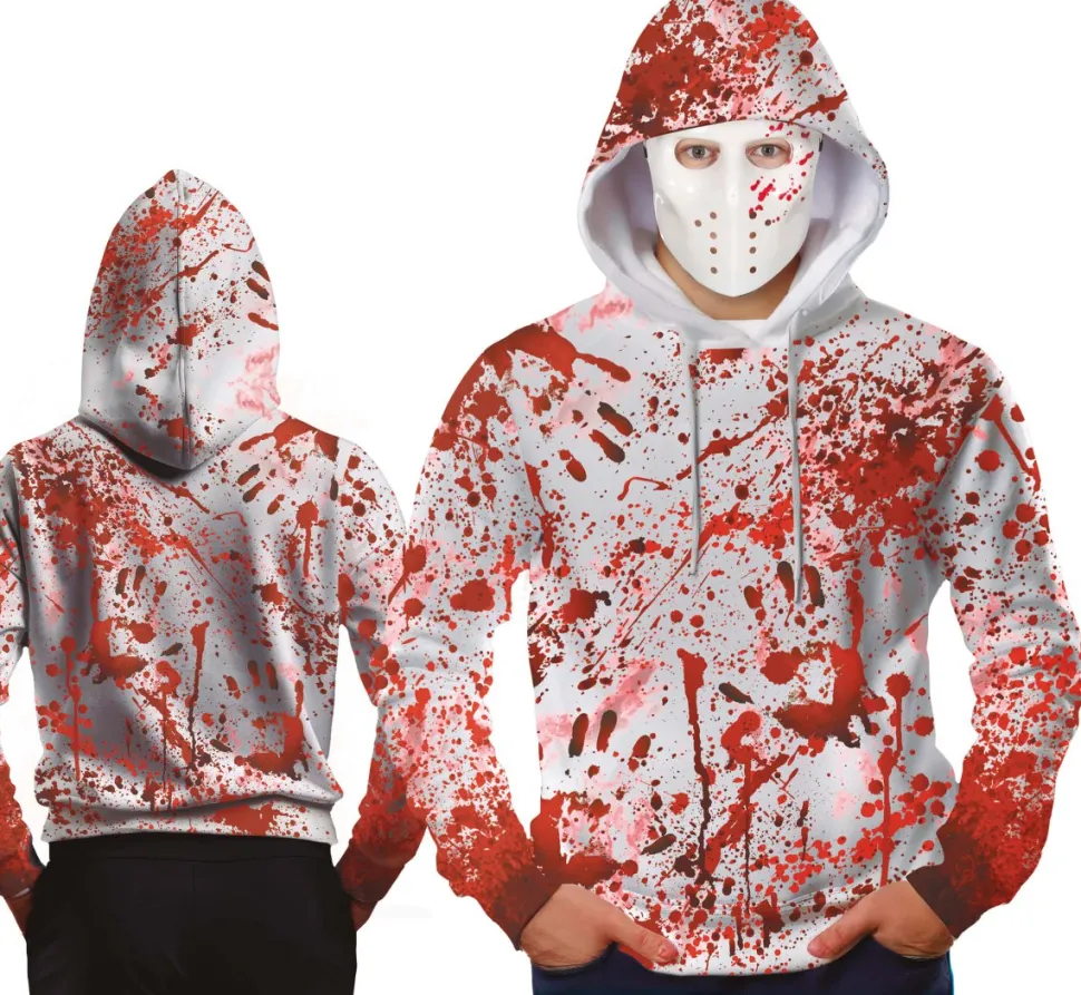 Rood Witte Trui Met Masker