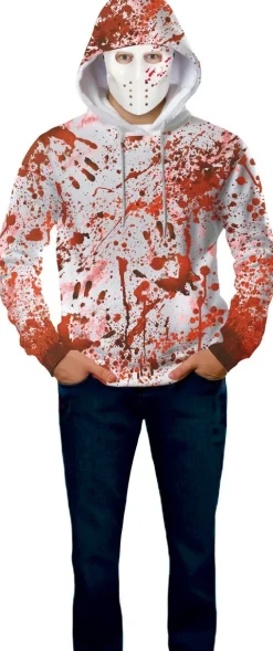 Rood Witte Trui Met Masker