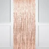Rose Goud Deurgordijn Metallic 2m