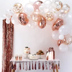Rose Gouden Ballonnenboog DIY Set