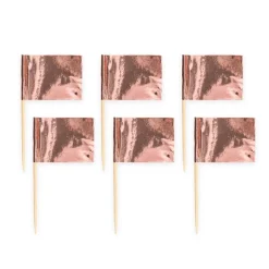 Rose Gouden Cocktailprikkers 50st