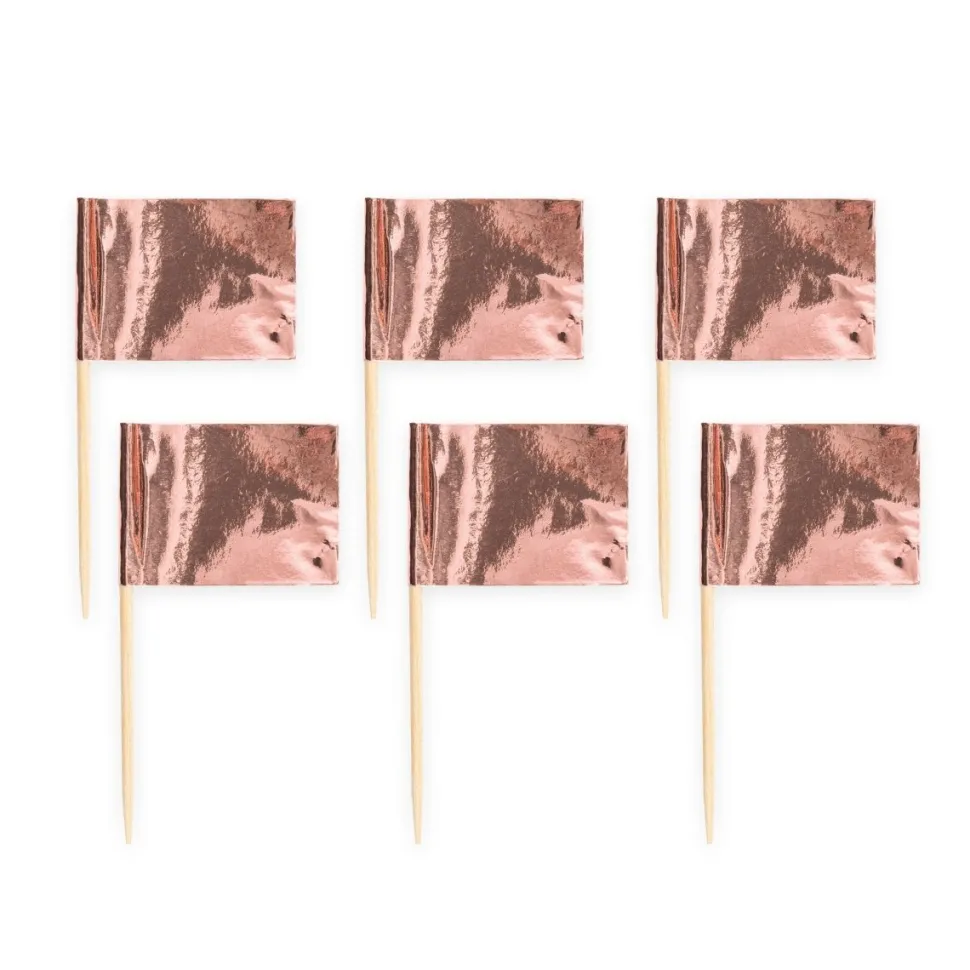 Rose Gouden Cocktailprikkers 50st