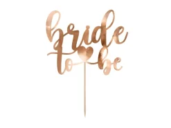 Rose Gouden Taarttopper Bride To Be 17,5cm