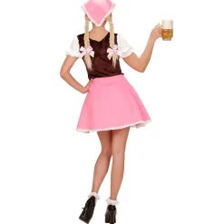 Roze Dirndl Jurk Oktoberfest Dames