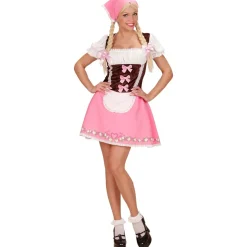 Roze Dirndl Jurk Oktoberfest Dames