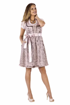Roze Dirndl Jurk Oktoberfest Dames 2 Delig