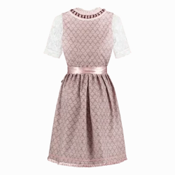 Roze Dirndl Jurk Oktoberfest Dames 2 Delig