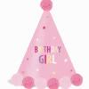Roze Feesthoedje Birthday Girl