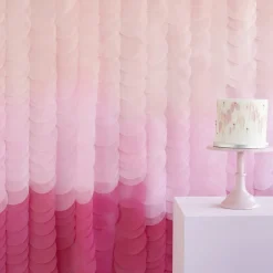 Roze Hangdecoratie Ombre 2m