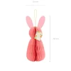 Roze Honeycomb Konijn 30cm