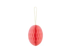 Roze Honeycomb Paasei 12cm