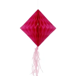 Roze Honeycombs 30cm 3st