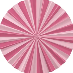 Roze Papieren Waaiers 35cm 3st