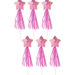 Roze Toverstaf 26cm 6st