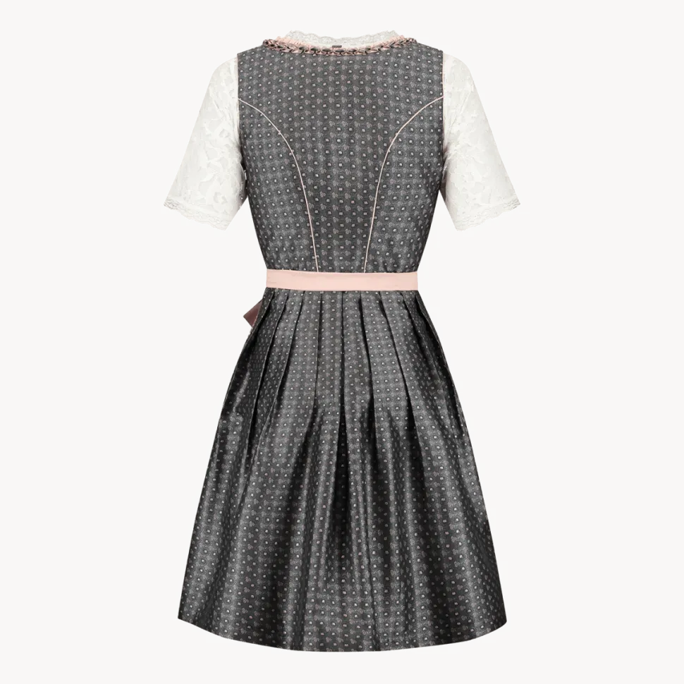 Roze Wit Creme Dirndl Jurk Oktoberfest Dames