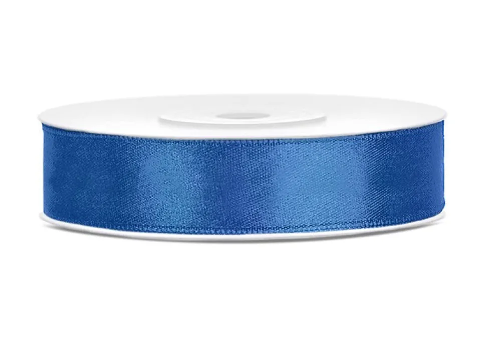 Satijn Lint Koninklijk Blauw 12mm 25m