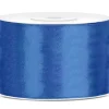 Satijn Lint Koninklijk Blauw 50mm 25m