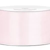 Satijn Lint Lichtroze Pastel 38mm 25m