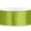 Satijn Lint Lime Groen 25mm 25m