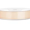 Satijn Lint Vanille Creme 25mm 25m