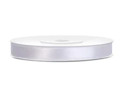 Satijn Lint Wit 6mm 25m