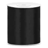 Satijn Lint Zwart 100mm 25m