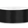 Satijn Lint Zwart 25mm 25m