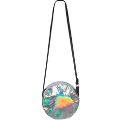 Schoudertasje Holografisch Zilver 20cm