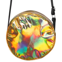 Schoudertasje Holografisch Goud 20cm