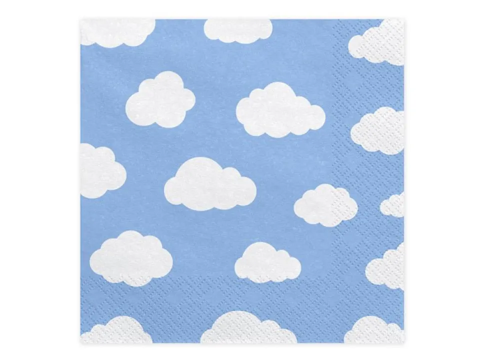 Servetten Wolken 33cm 20st