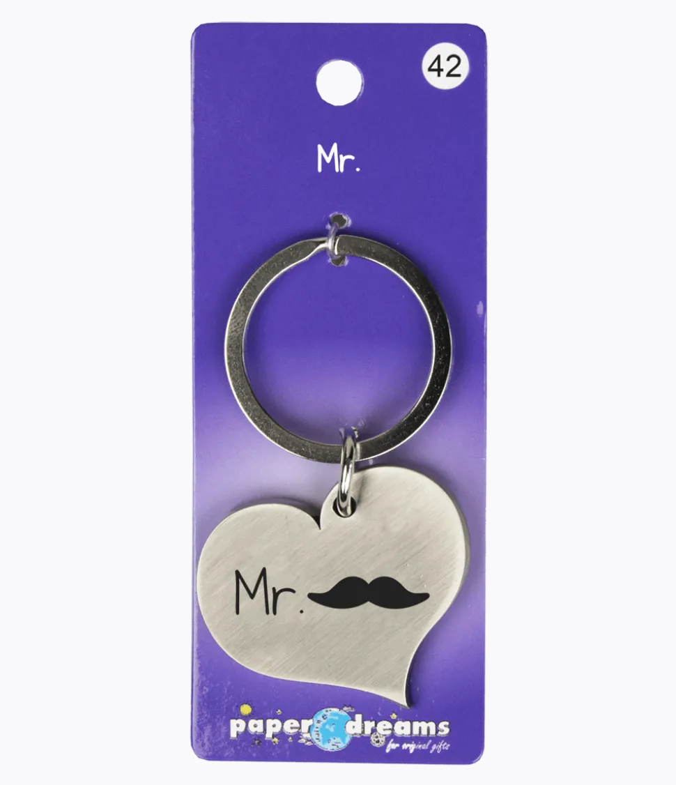 Sleutelhanger Mr Snor 10cm
