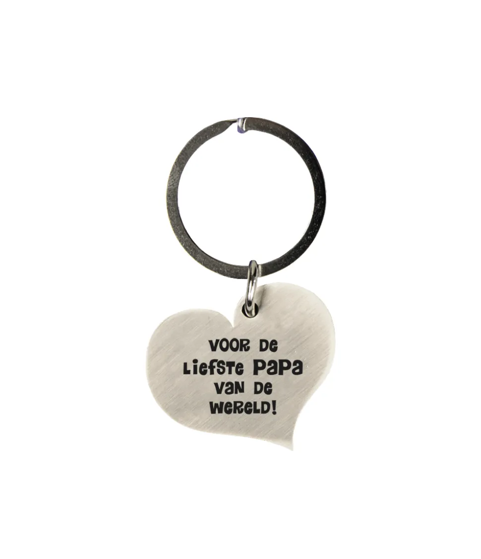 Sleutelhanger Papa 10cm