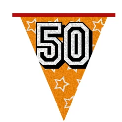 Slingers 50 Jaar Glitter 8m