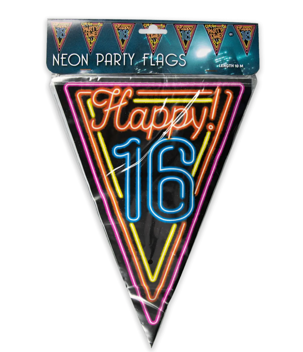 Slingers 16 Jaar Neon 10m