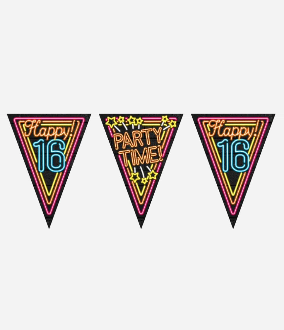 Slingers 16 Jaar Neon 10m