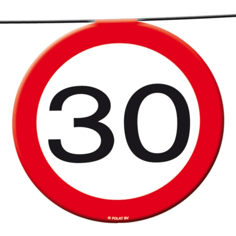 Slingers 30 Jaar Verkeersbord 12m